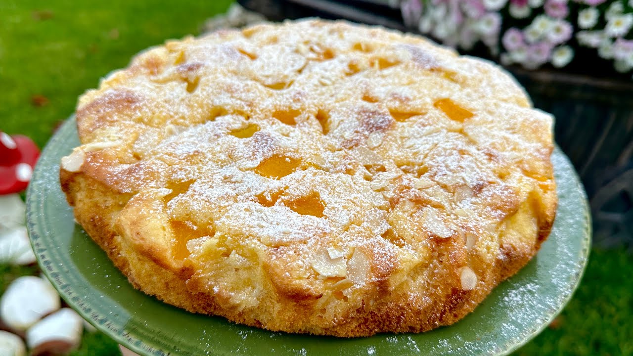 Самый любимый торт в Италии 🤩 Вы будете готовить его каждую неделю 🥰 Простой рецепт 🍑🍑🍑