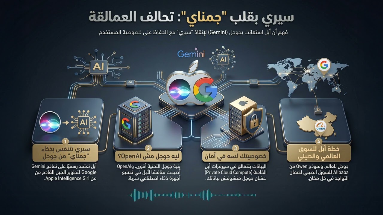أسرار تراجع أبل في سباق الذكاء الاصطناعي! 🤖