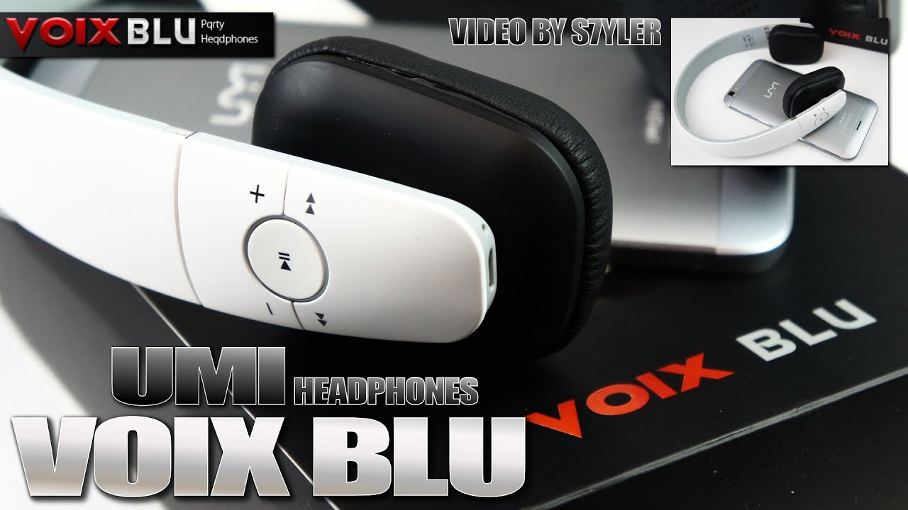 UMI Voix Blu (Review & Unboxing) NFC/Bluetooth headphones, Very flexible & solid, fat bass!