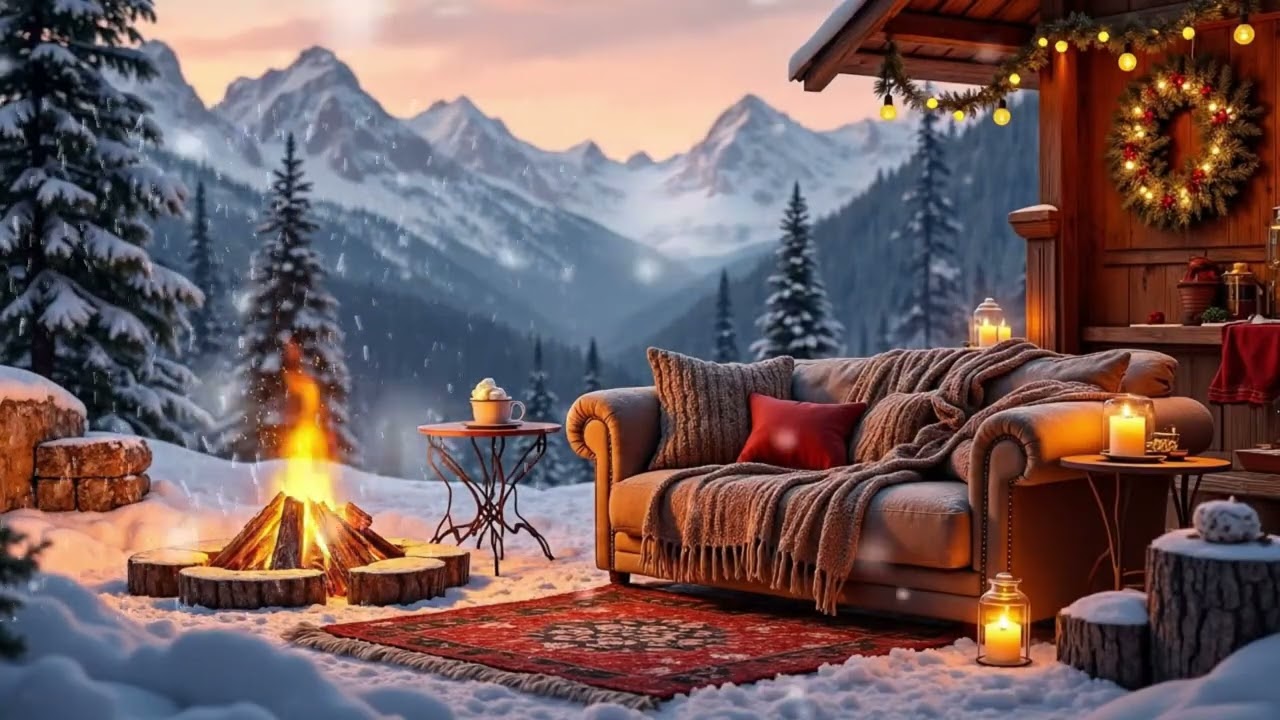 Christmas Jazz Instrumental Music 🎄 Cozy Christmas Coffee Shop Ambience with Jazz Relaxin