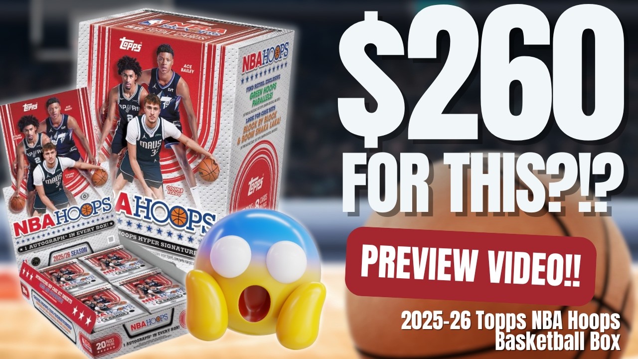 ВНИМАНИЕ! 260 ДОЛЛАРОВ!!! 😳 Предварительный обзор баскетбольной коллекции Topps NBA Hoops сезона ...