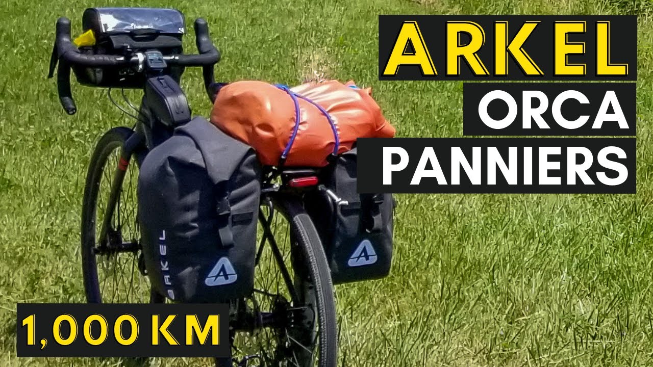 Arkel Orca 35 Waterproof Bicycle Panniers - 1,000 KM Review | Touring Panniers | Commuting Panniers