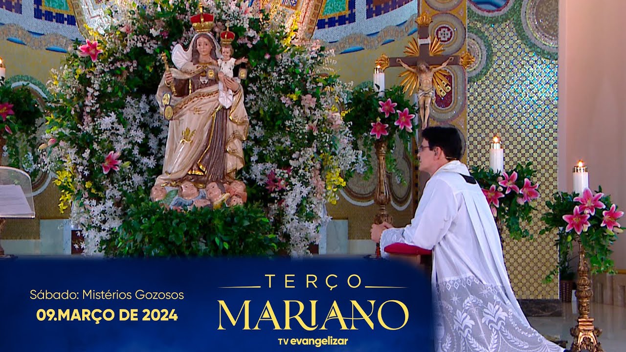 Sábado: Mistérios Gozosos | Terço Mariano com @PadreManzottiOficial | 09/03/24
