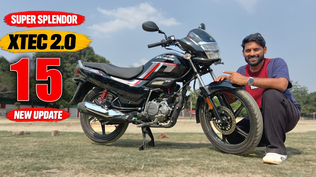 New Hero Super Splendor Xtec 2 0 Launch With 15 Update Launch Full Review 2026