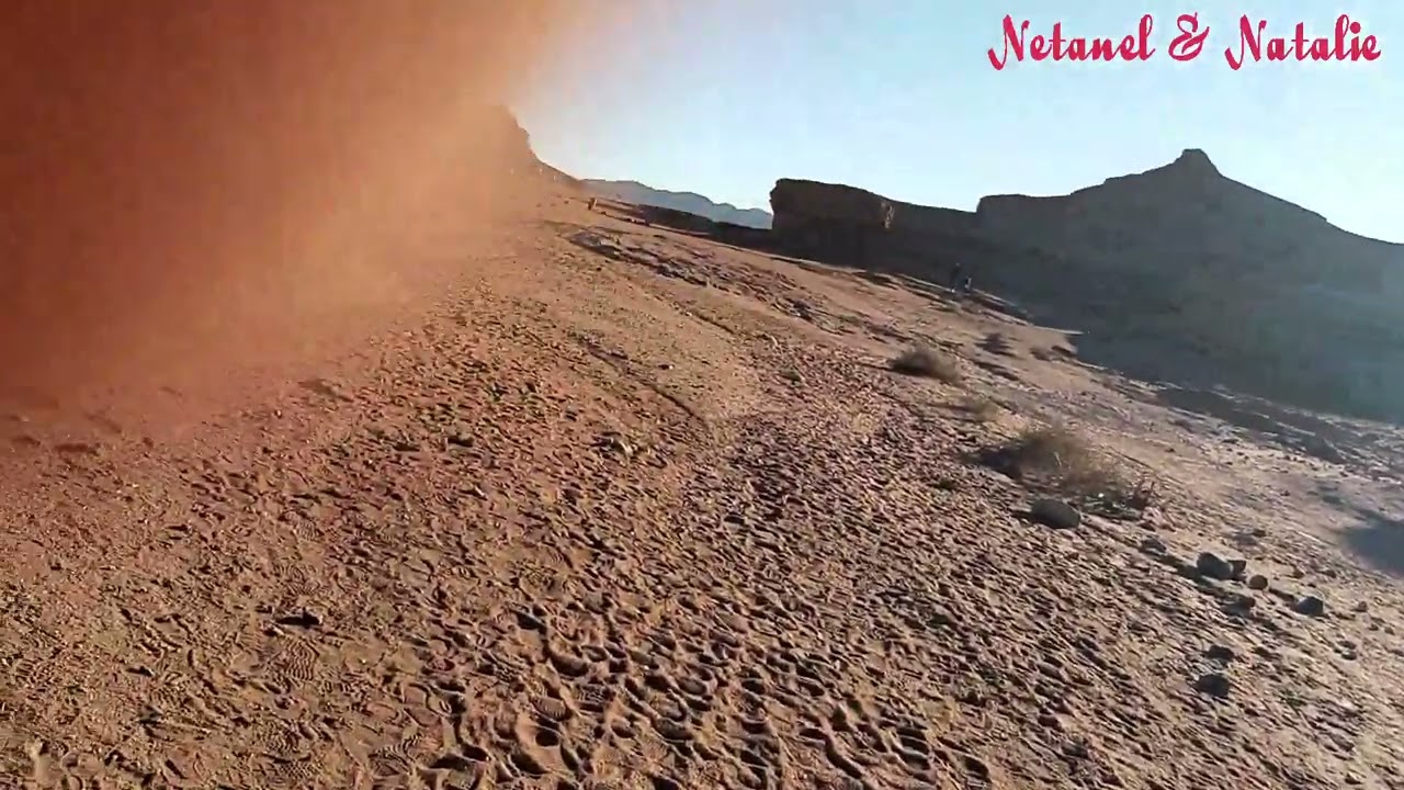 Mushroom rock in timna national park, south israel
