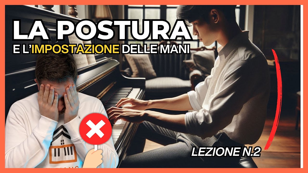La POSTURA CORRETTA al PIANOFORTE 🎹 e IMPOSTAZIONE DELLE MANI 💯