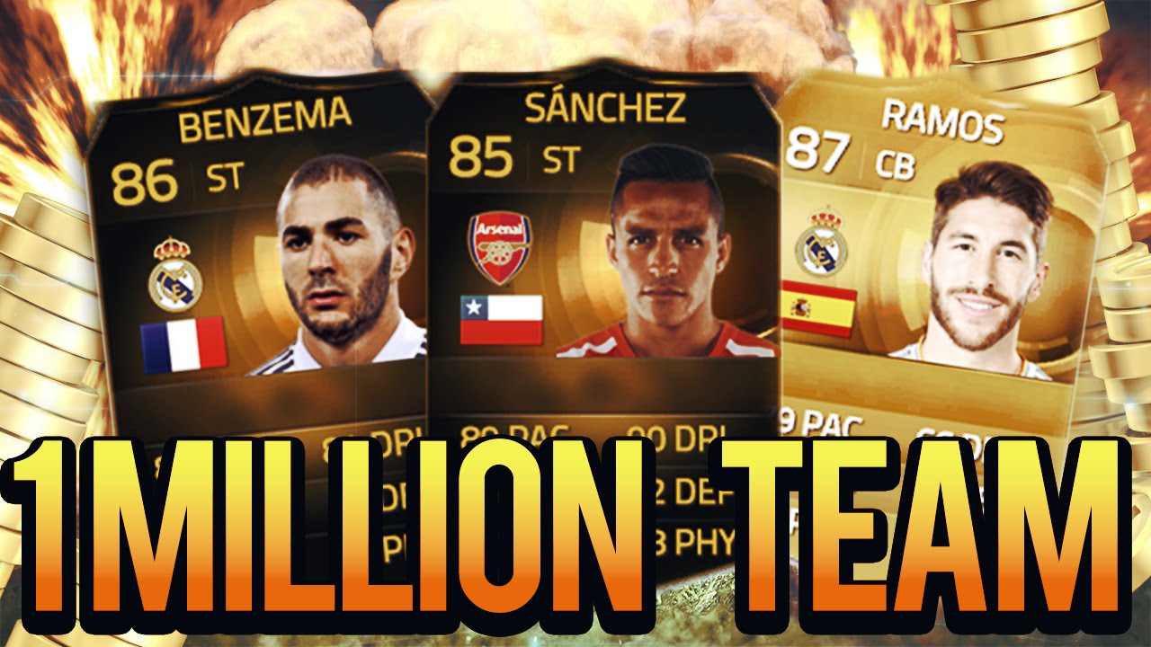 FIFA 15 - BEST 1 MILLION TEAM EVER FT INFORM SANCHEZ  AND BENZEMA !!