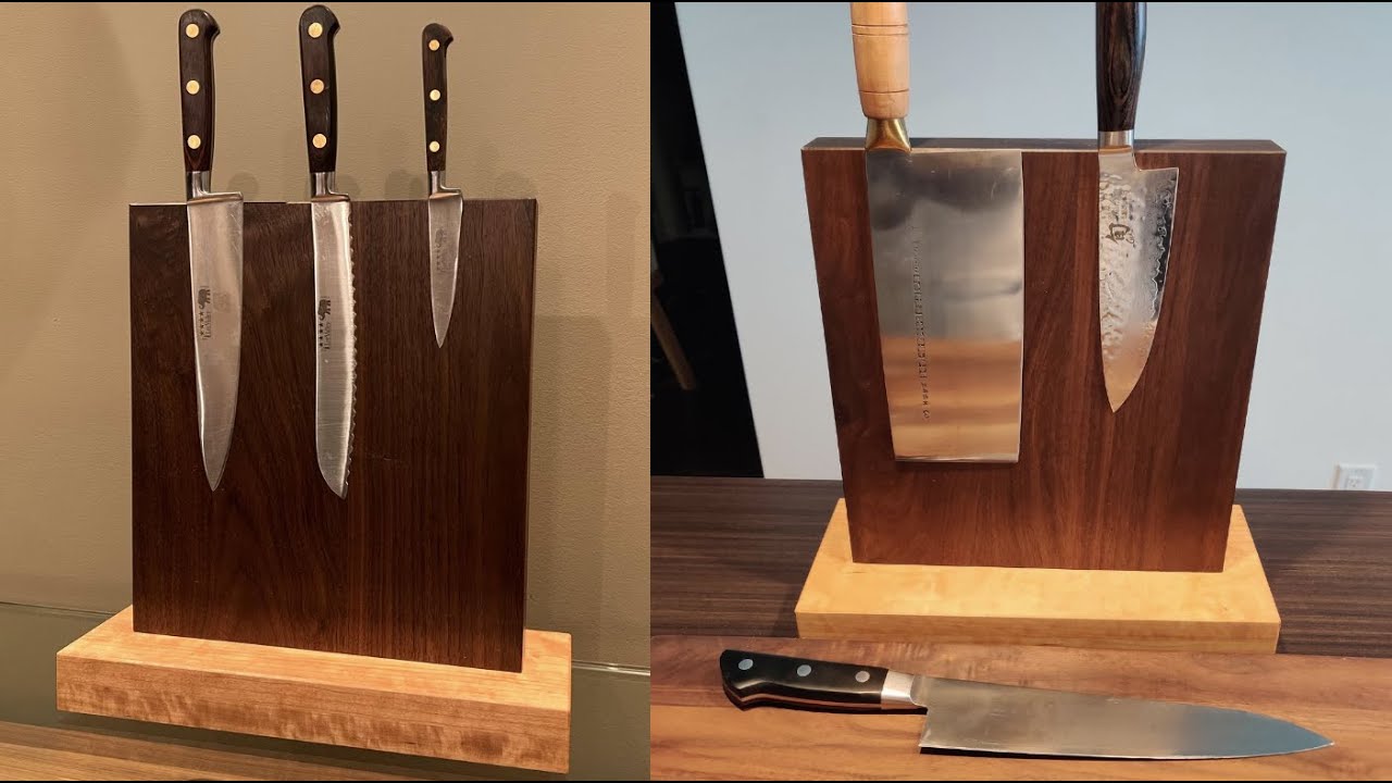 Magnetic Knife Block
