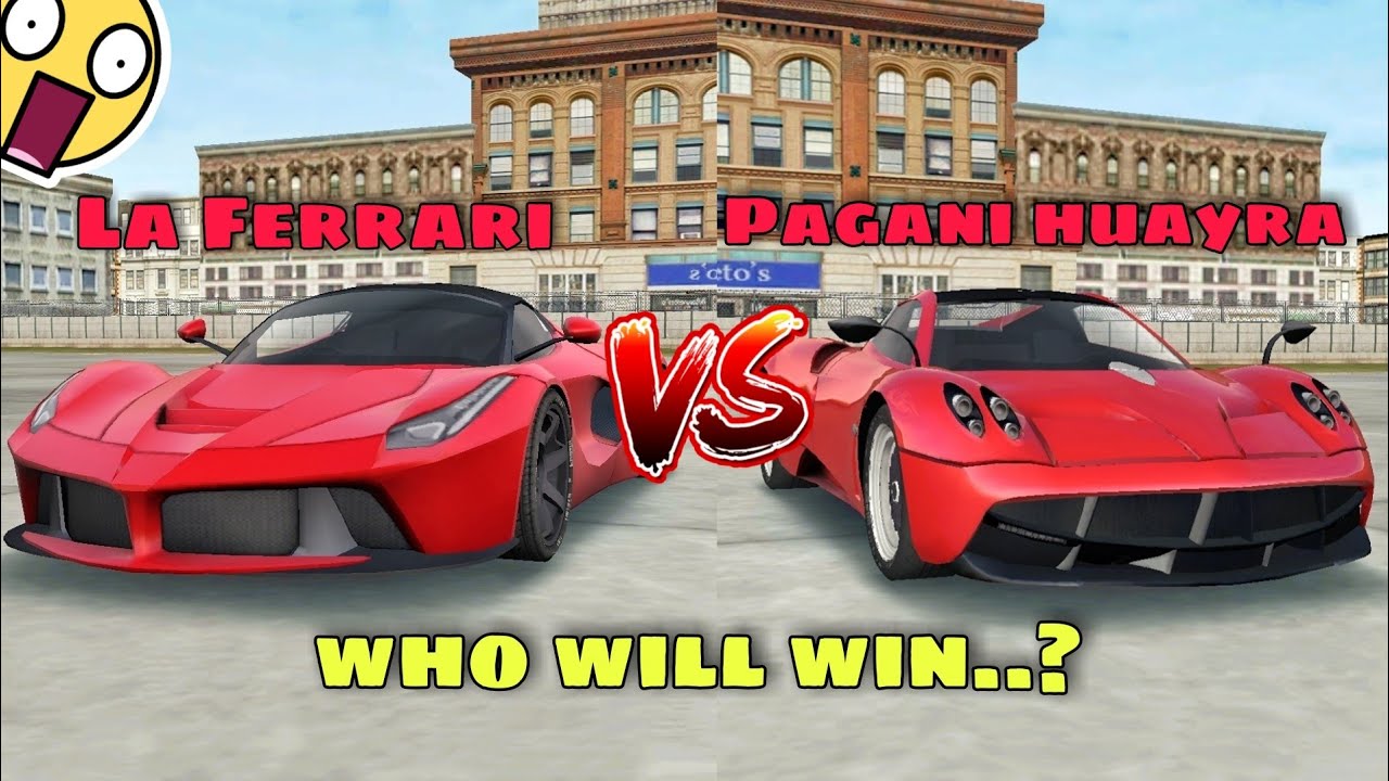 La Ferrari VS Pagani huayra🔥|| Extreme car Driving simulator🏎️🔥||Who will win 🏆...?