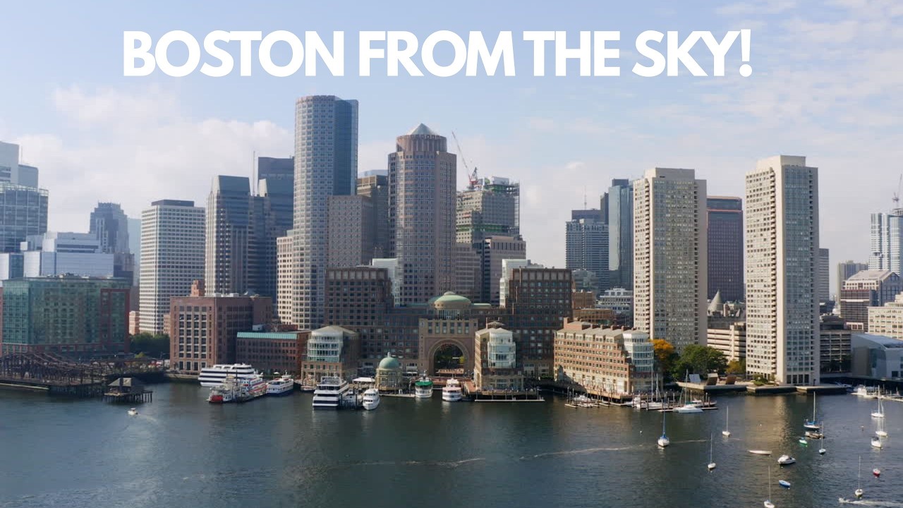 Boston from the Sky | Incredible Drone Footage 4K UHD