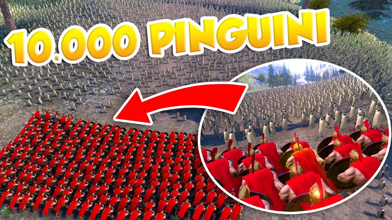 Ultimate Epic Battle Simulator - L'assalto di 10000 pinguini