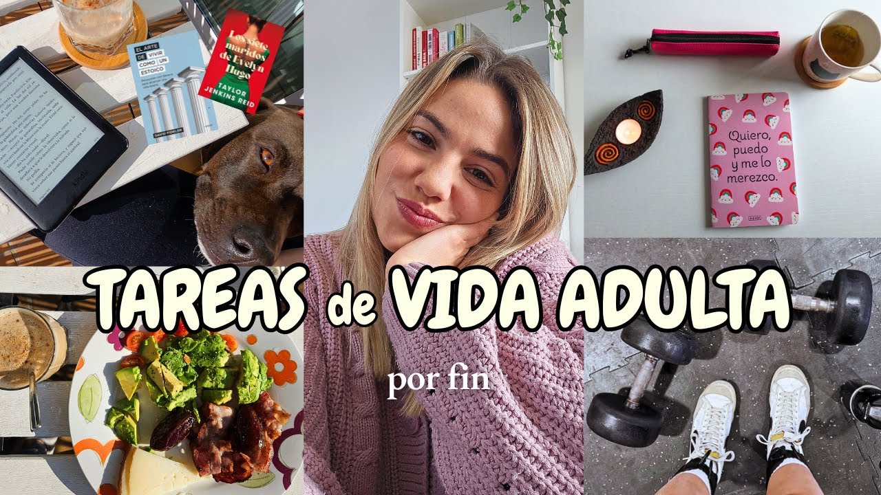 Una semana conmigo 🍂 Adiós PROCRASTINACIÓN | Vida adulta, papeleo, libros y manualidades