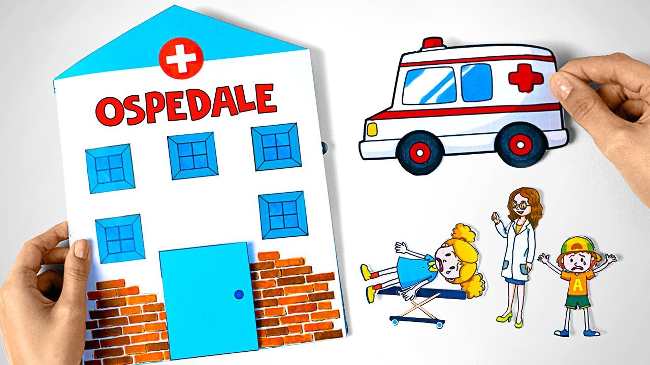 Creiamo Un Fantastico Ospedale Di Carta E Giochiamo A Fare I Dottori Con Sam 🏥
