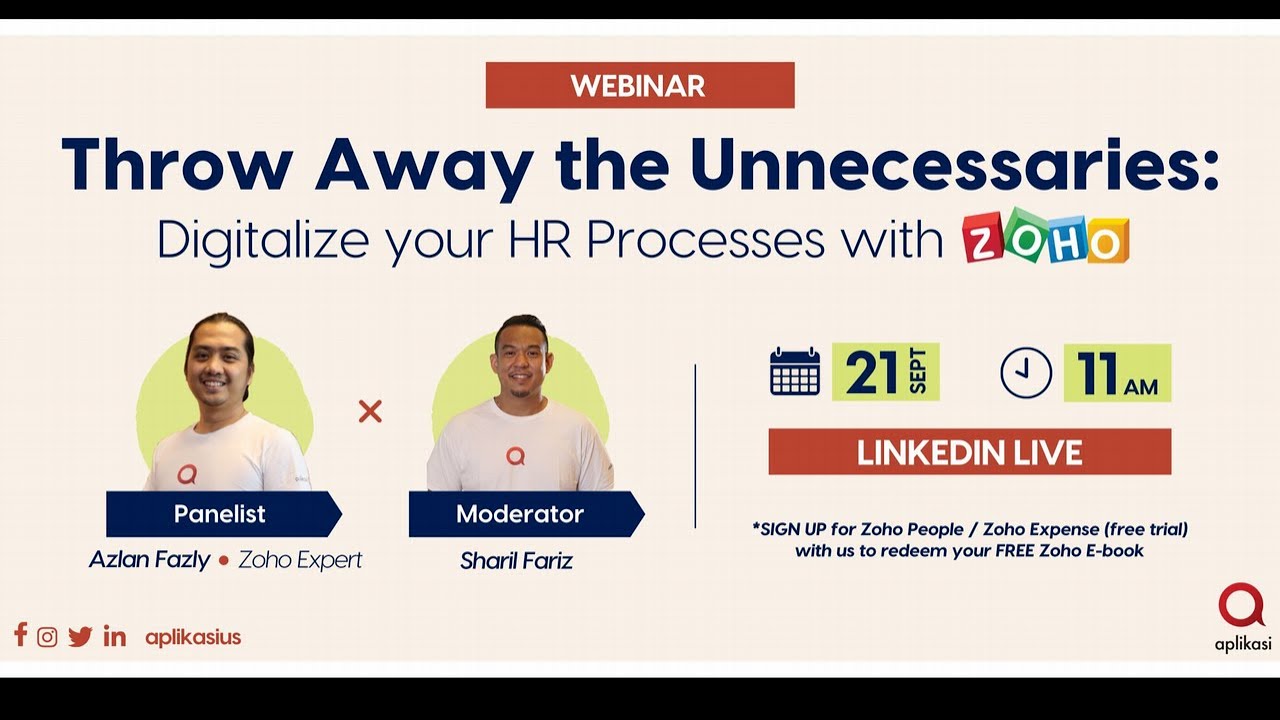 Digitalize your HR Processes with Zoho