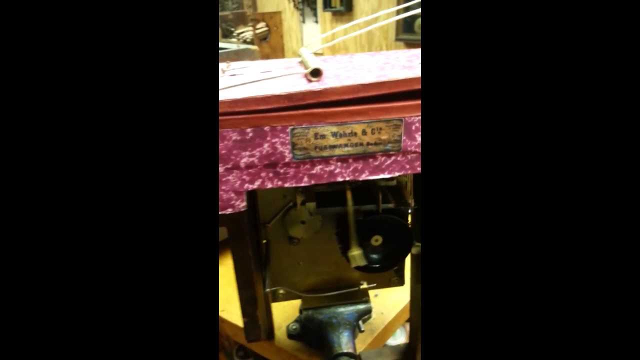 Emilian Wherle restoration 8 note flute clock..restored by Frank Snyder