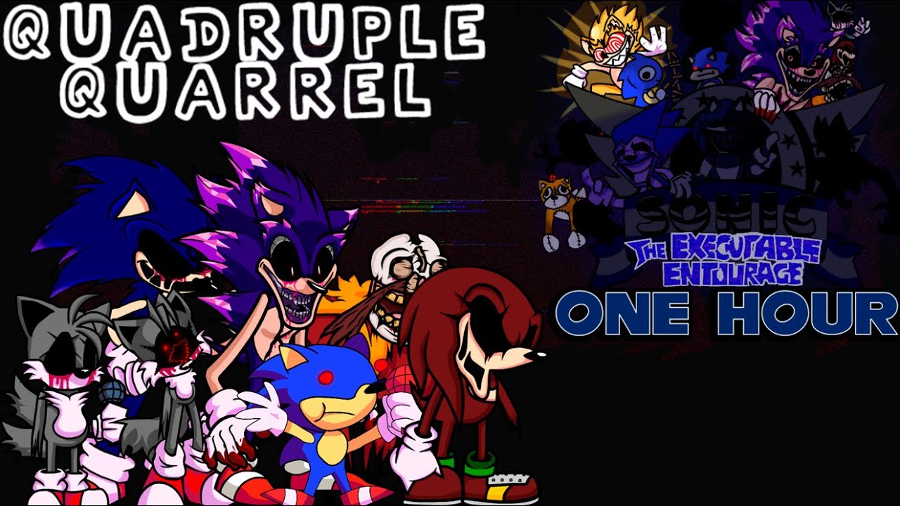 Quadruple Quarrel Song - Friday Night Funkin' VS Omnipresent V2: The Executable Entourage - (1 HOUR)