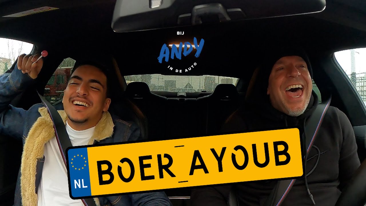 Boer Ayoub - Bij Andy in de auto! (English subtitles)