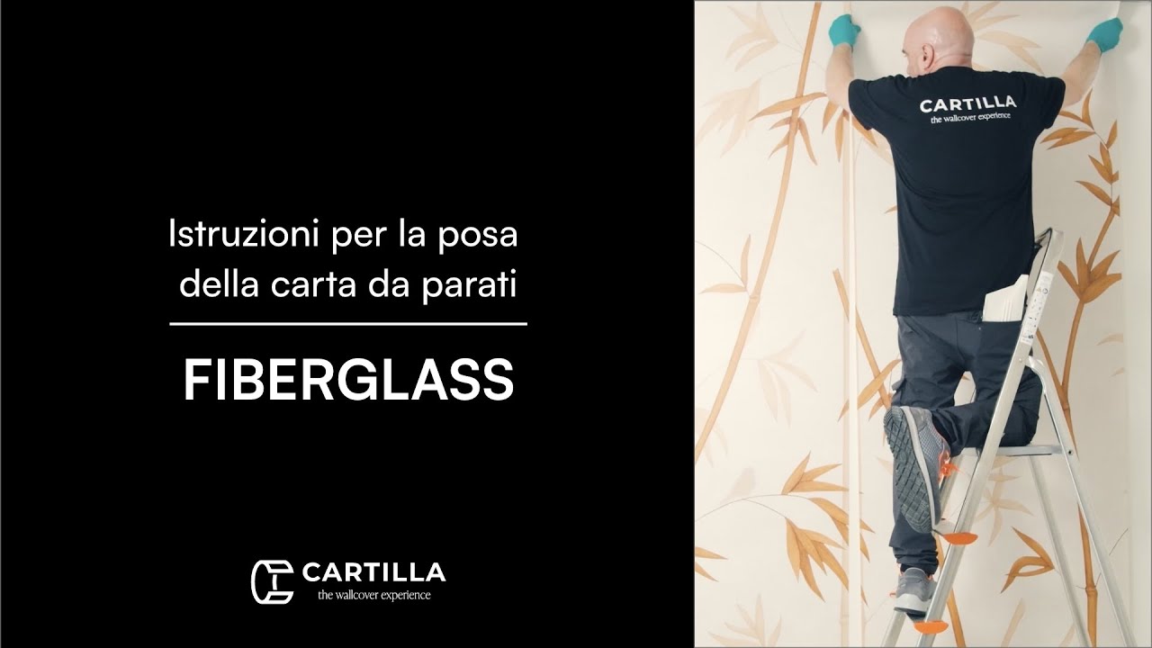 Video guida: Tutorial per la posa della carta da parati in fiberglass Cartilla