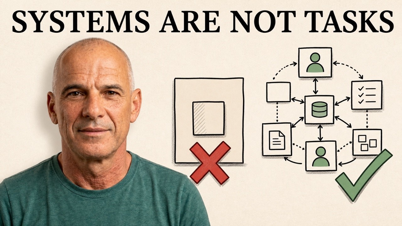 Why AI Fails When You Treat Systems Like Tasks