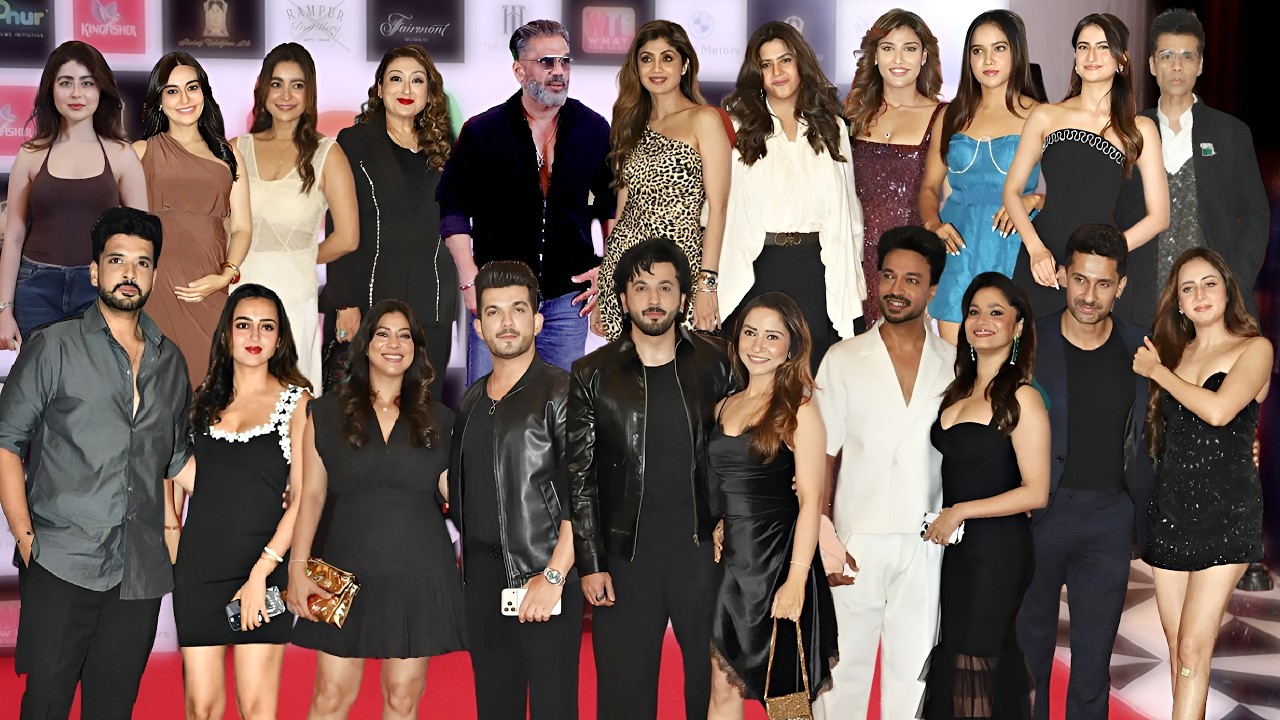 Ankita Lokhande, Tejasswi Prakash, Arjun Bijlani, Rupali & Palak At Ekta Kapoor Hoonar Launch Party