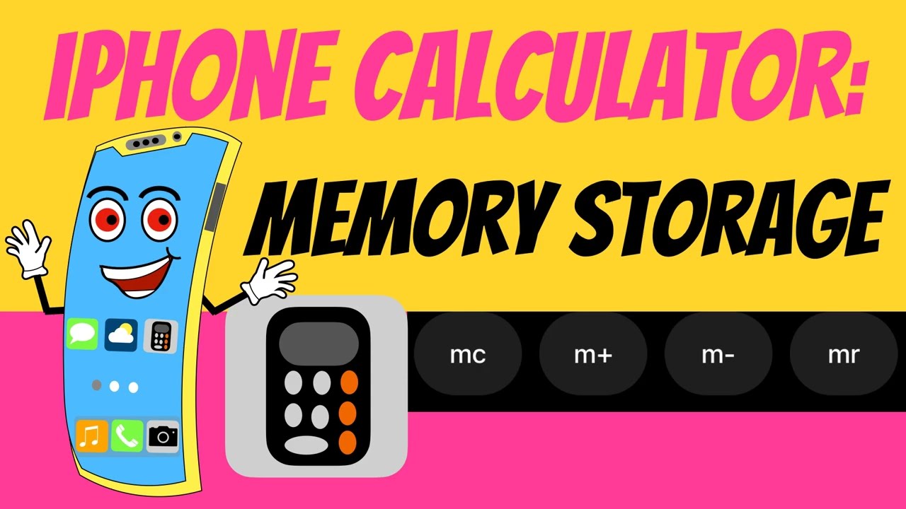 Memory Storage | iPhone Calculator Tutorial  #iphone #calculator #maths