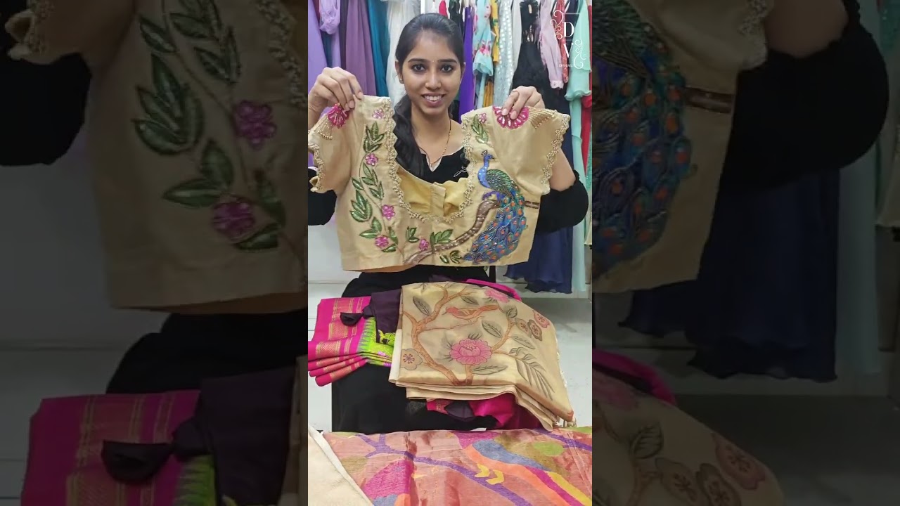 Painted blouses by dv designs 