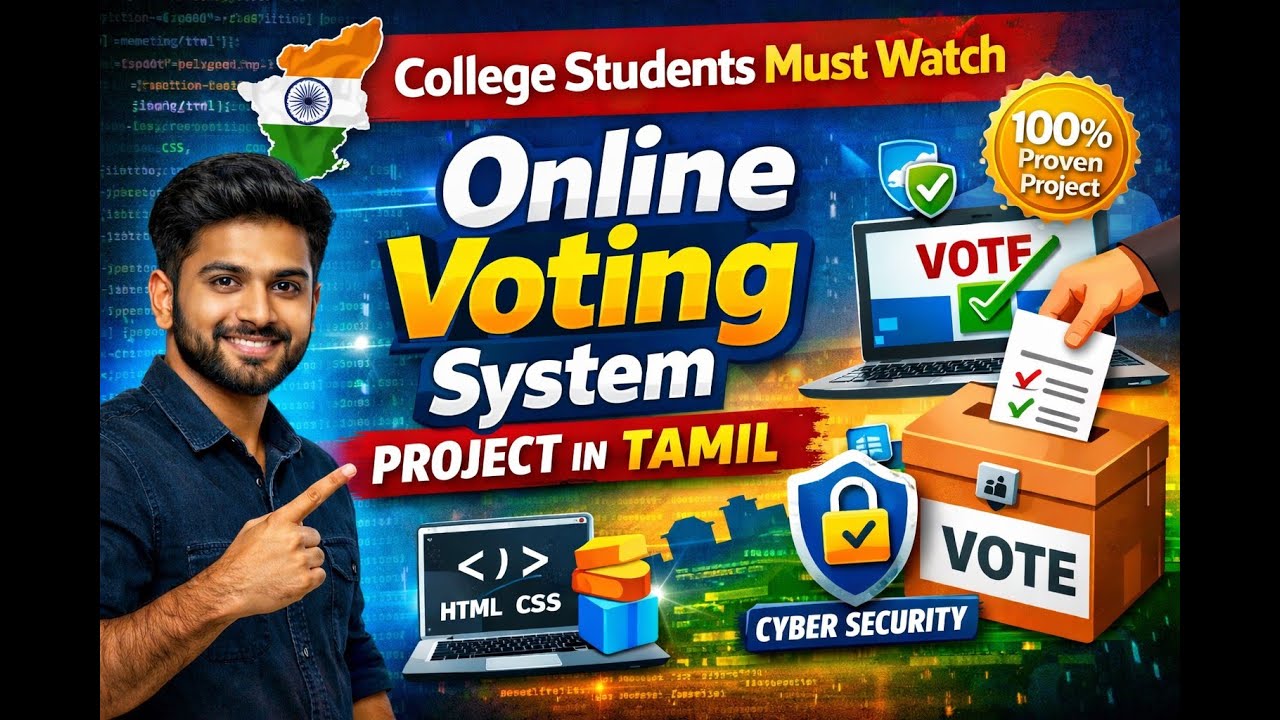 Online Voting System Project in Tamil | 100% Working | Final Year Project