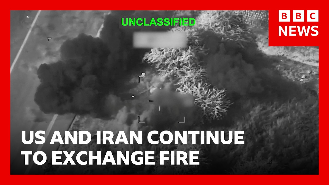 Iran targets military bases as US launches wave of strikes | BBC News