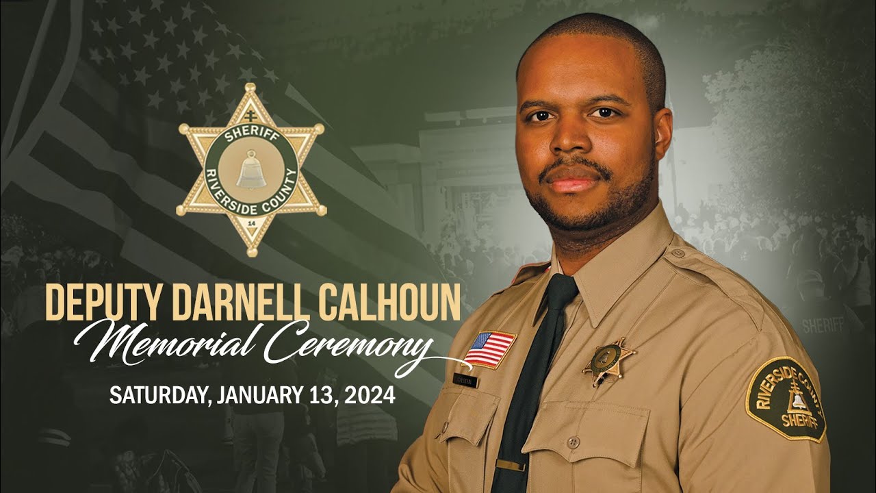 Deputy Darnell Calhoun Memorial Ceremony