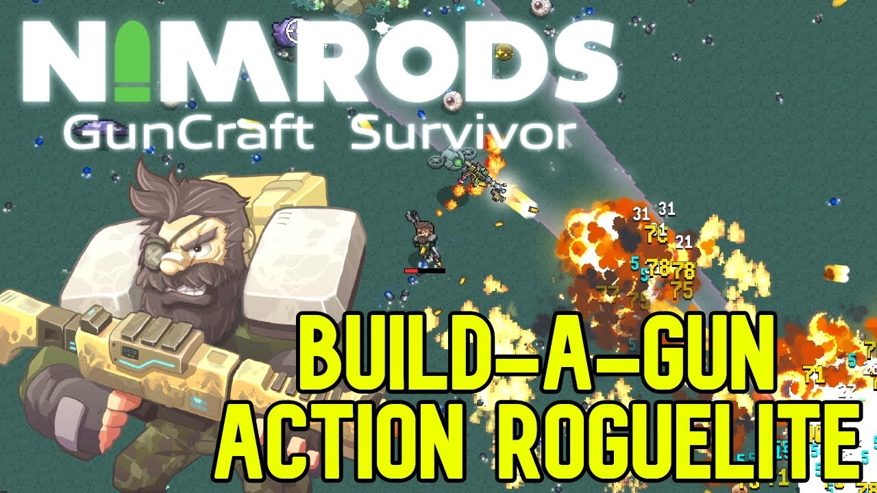 This Guncrafting Action Roguelite Just Got More Insane | NIMRODS: Guncraft Survivor (DEMO)