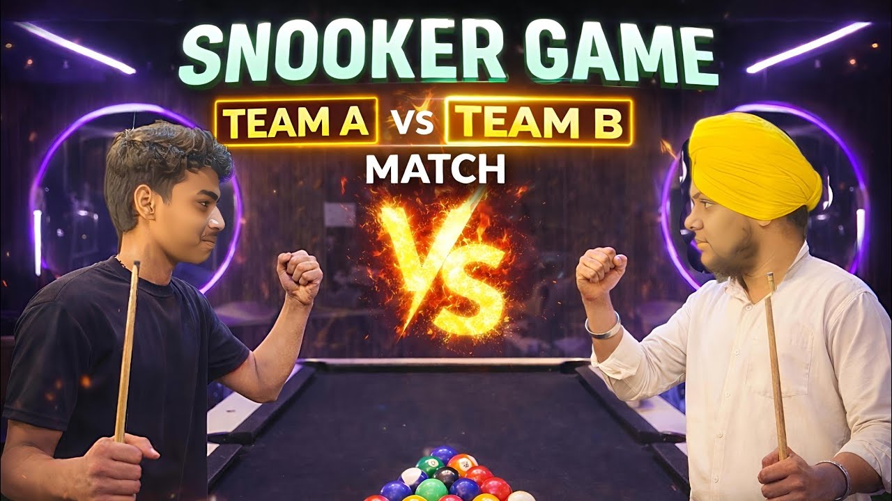 SNOOKER MATCH 😍 FRIEND'S VS FRIEND'S 😱 JYM VICH DANCE KRN LGG GYE 🤣