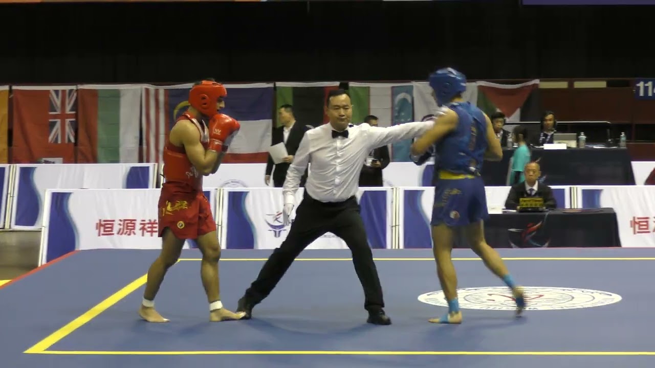 HYX 16th World Wushu Championships Sanda Men's 70KG - Italy vs. Lebanon