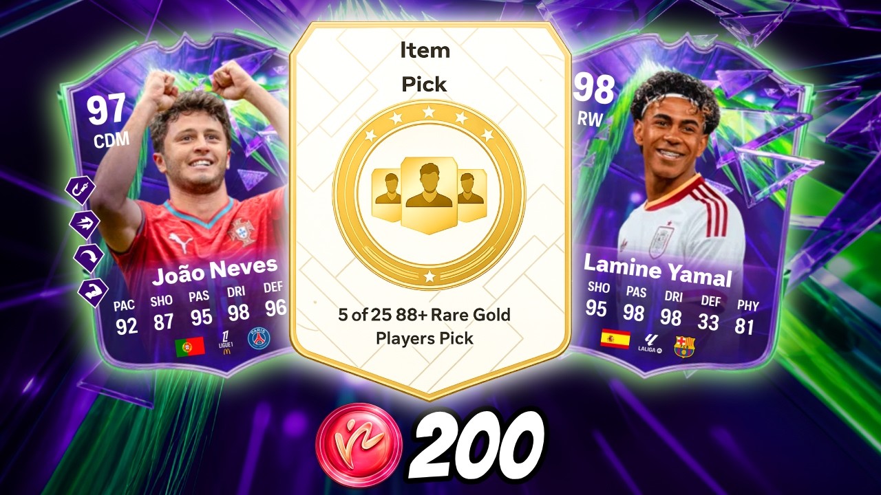 Я потратил 200 жетонов FUTTIES на выбор игрока 5 из 25 с рейтингом 88+ и получил это! 🔥