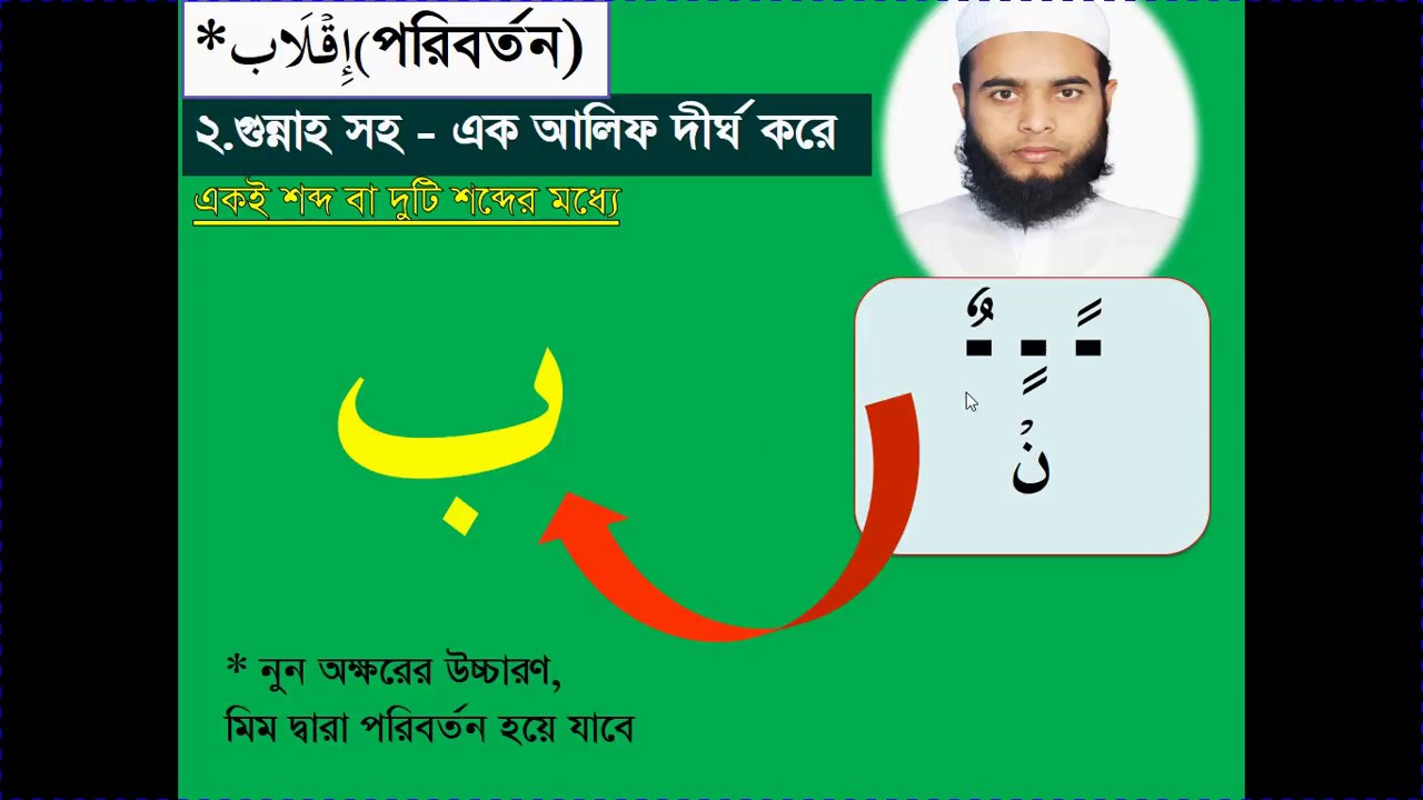 iqlab tajwid by siddiqur rahman | Advanced Tajweed: Noon Saakin #3