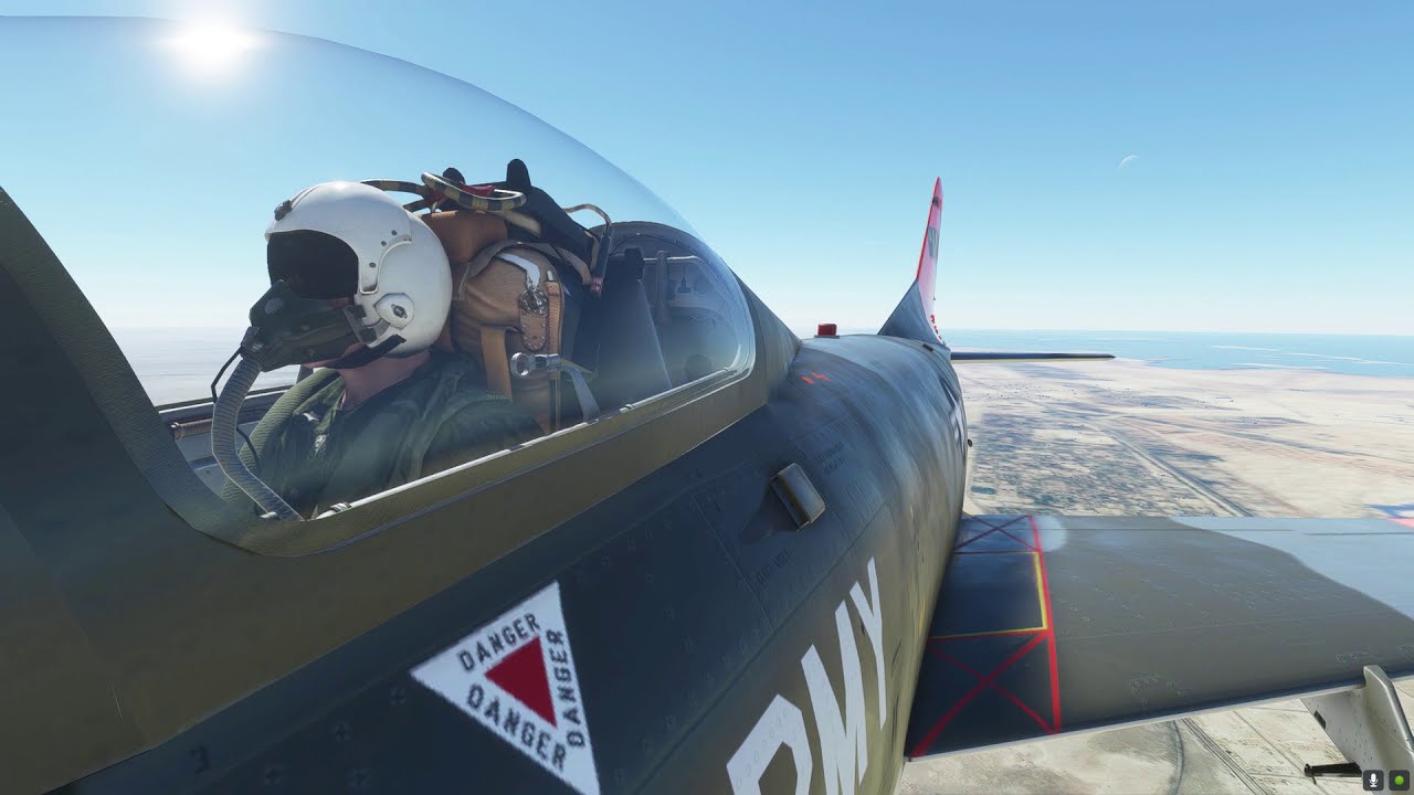 FIAT AERITALIA G 91 Microsoft Flight Simulor 2020