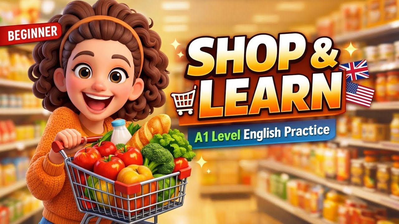 Speak Confidently While Shopping | English Practice For Beginners (A1 Level)