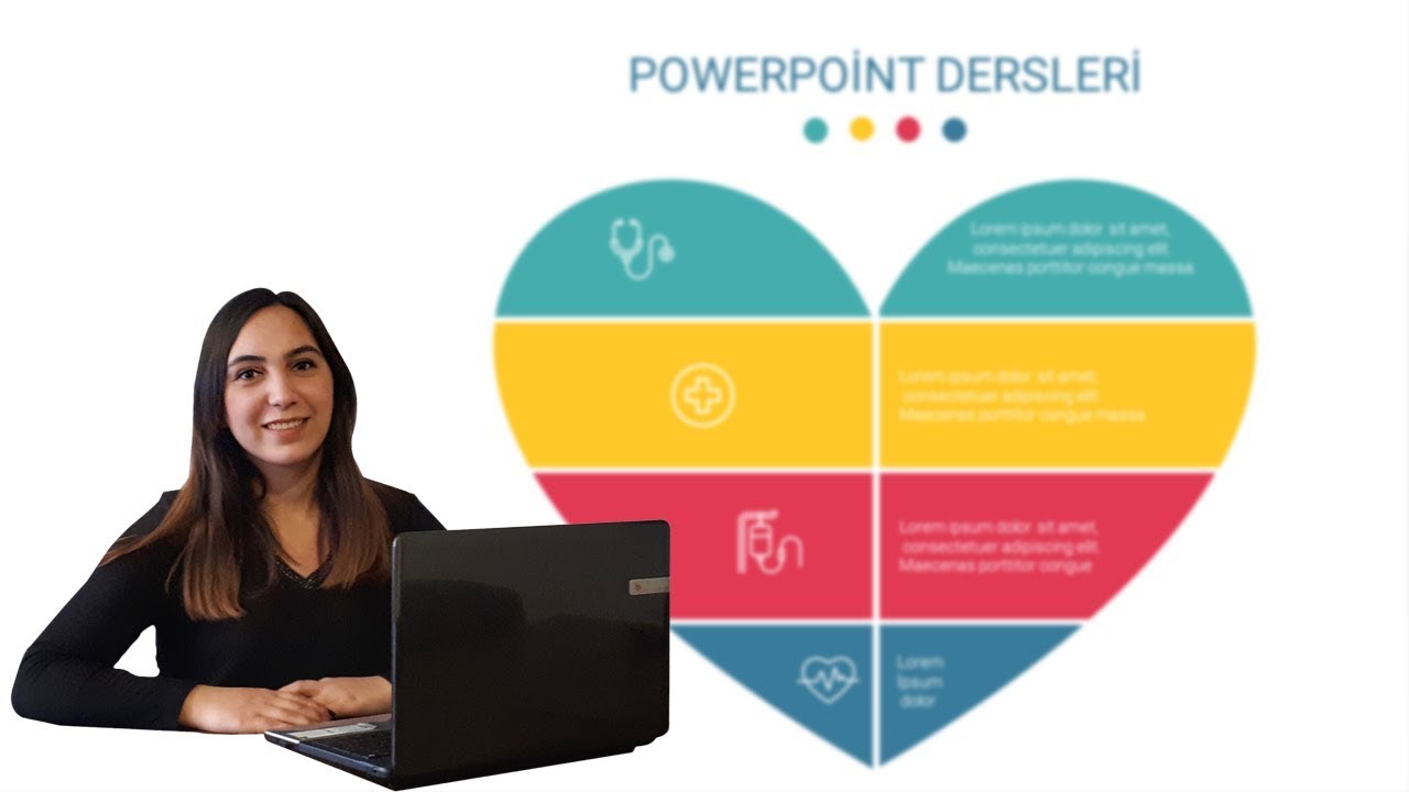 Kalp Şekli Yapımı  | Microsoft PowerPoint 2016