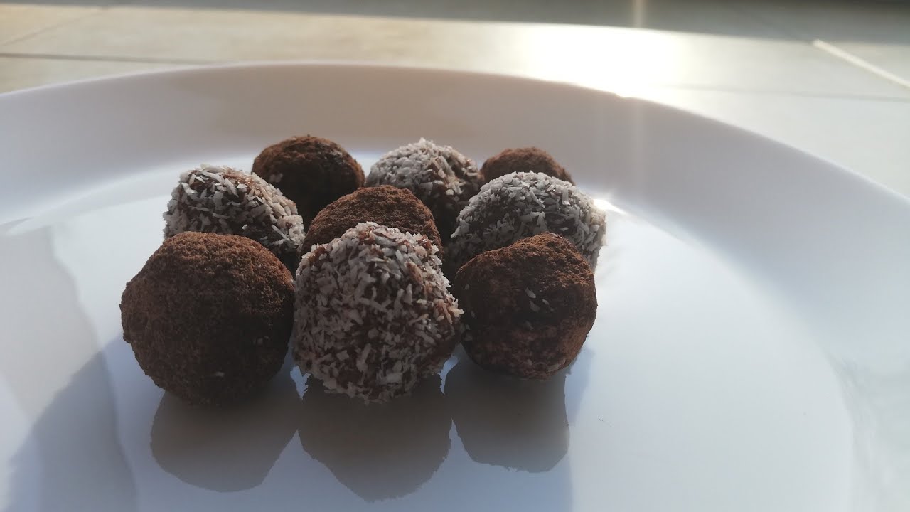 Les truffes chocolat - noix de coco | Recette facile et rapide !