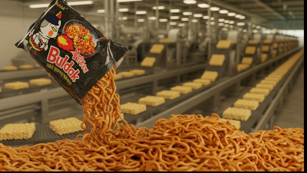 Watch 10,000 Noodle Cups Get Packaged Every Minute