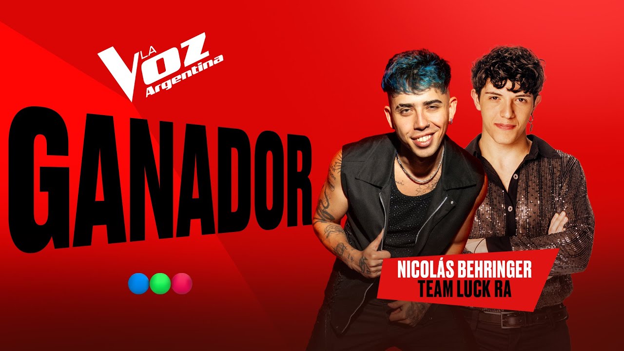 Nicolás Behringer, del Team Luck Ra, es el ganador de La Voz Argentina 2025
