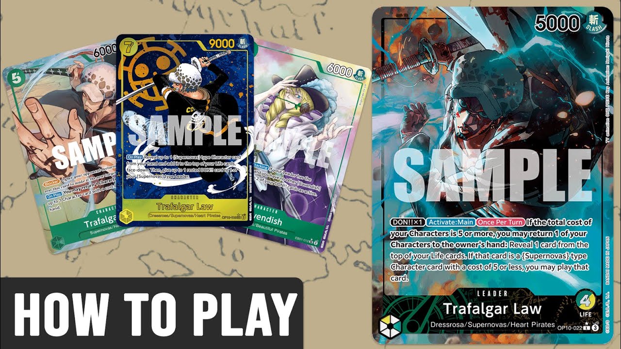 Как играть за Green Yellow Law &mdash; One Piece TCG
