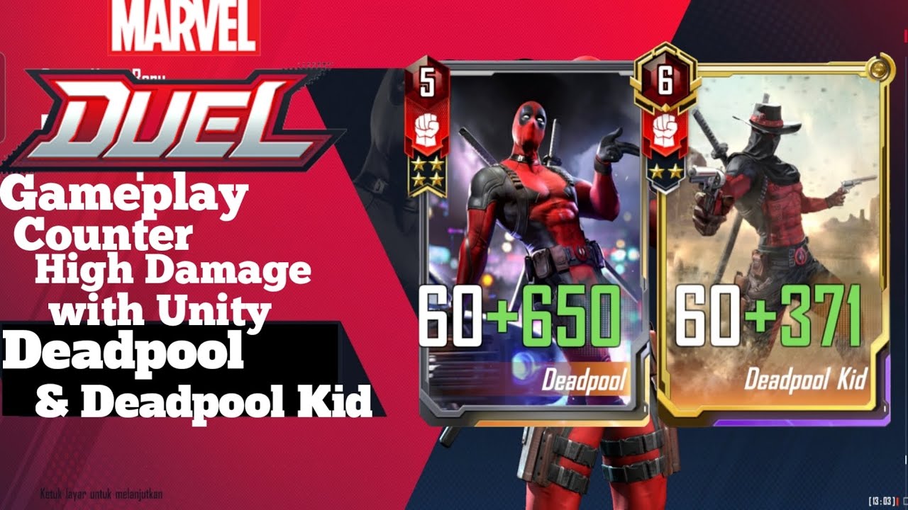 Marvel Duel | Deadpool Kid with Unity Deadpool 