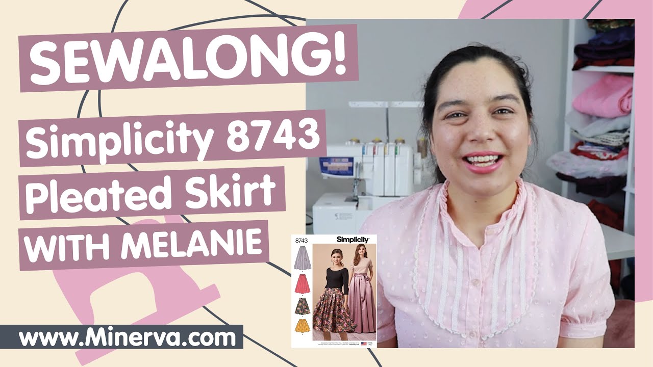Minerva Sew-Along - Simplicity 8743 Pleated Skirt