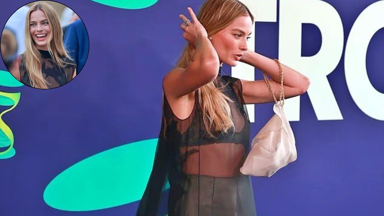 Margot Robbie Surprises in See-Through Dress at Tropfest Sydney!