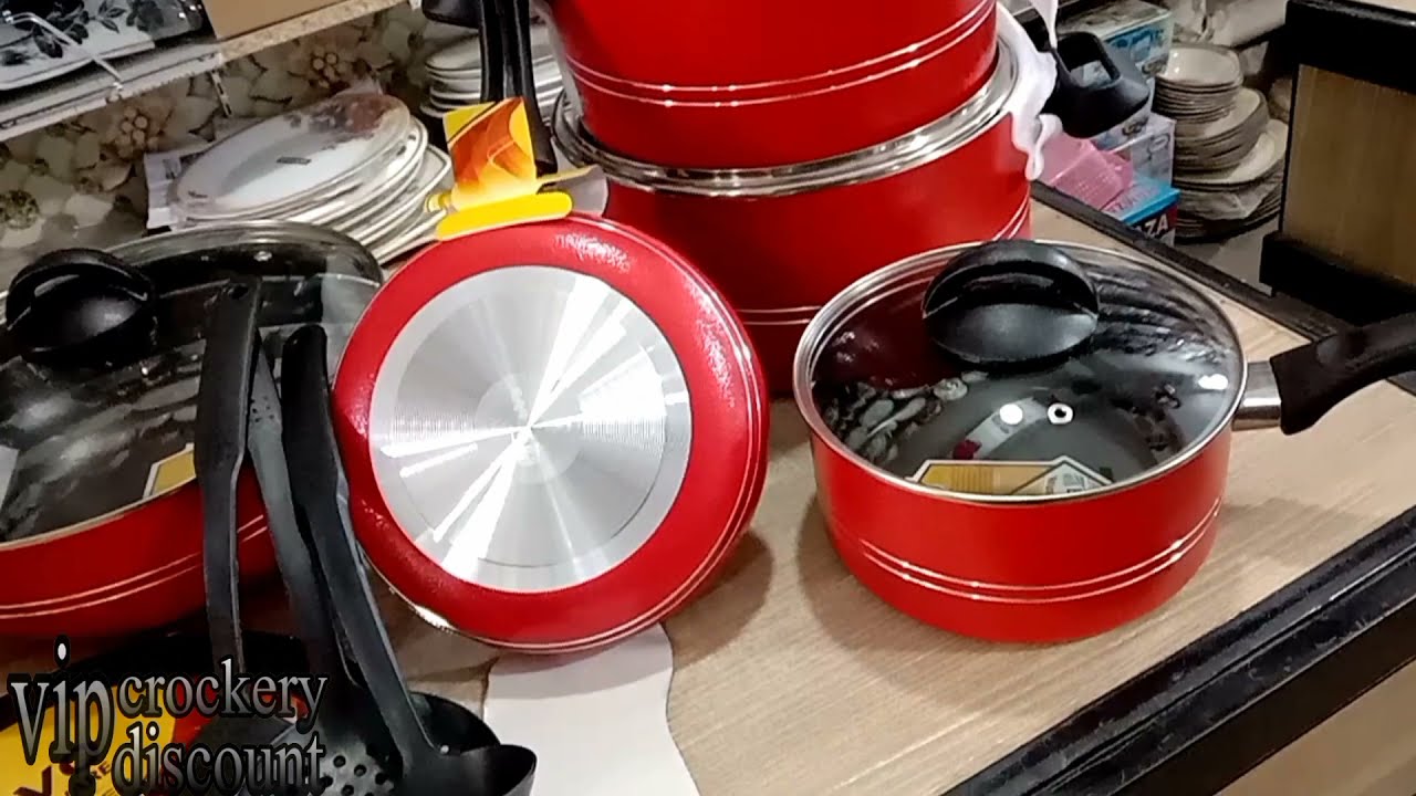 NON Stick set 15 pcs || Bravo Non stick kitchen set || kitchen set
