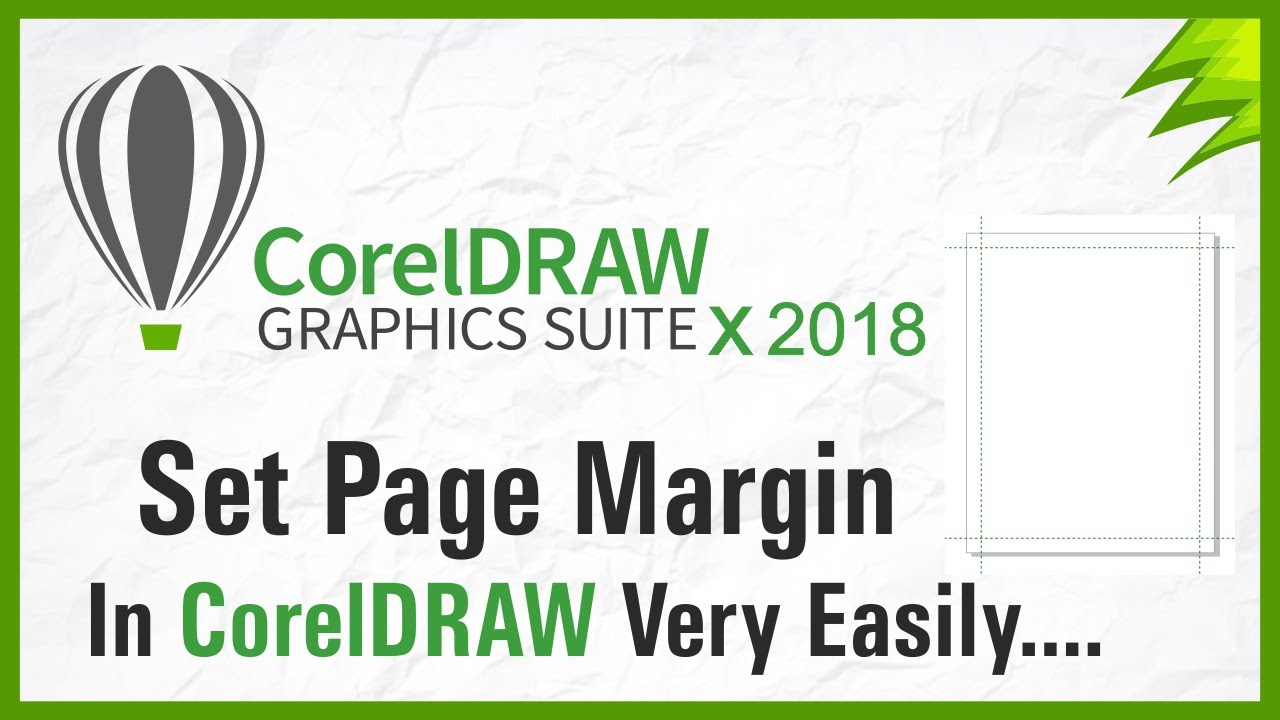 Set Page Margin In CorelDRAW Very Easily...