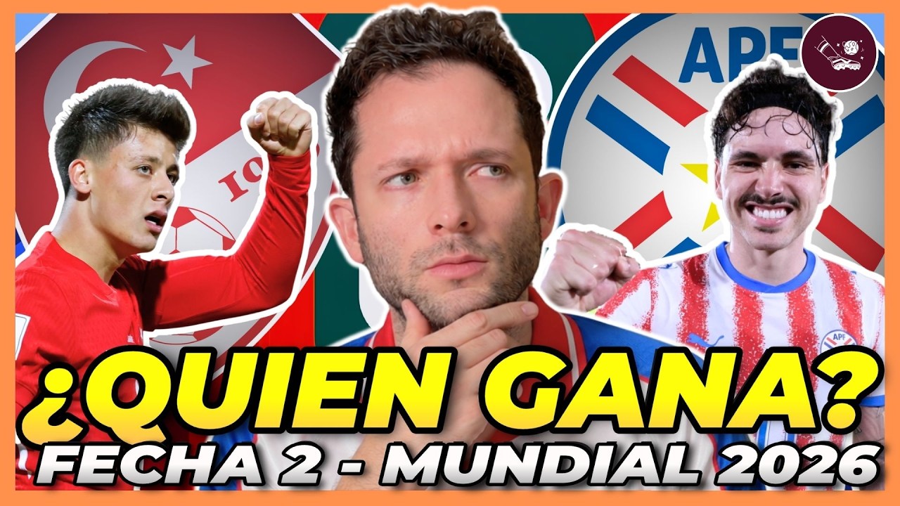 TURQU&Iacute;A 🇹🇷 vs PARAGUAY 🇵🇾 &iquest;QUI&Eacute;N GANA? 🏆 AN&Aacute;LISIS Y PREDICCI&Oacute;N FECHA 2 MUNDIAL 2026