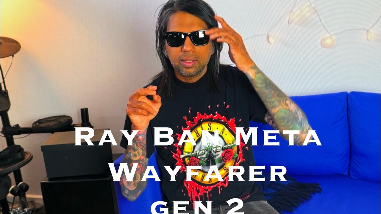 Металл и рок в очках Ray Ban Meta Wayfarer Gen 2 | Видео в горизонтальном положении | Распаковка ...
