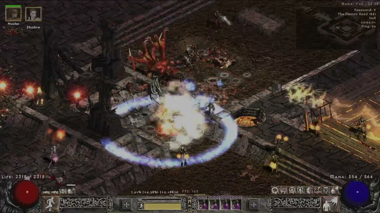 Project Diablo 2 Season 12 Mind Blast Stomp Build - Sub 5 Min Demon Road