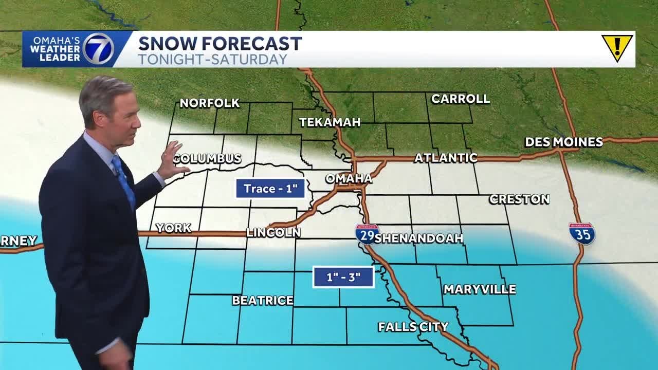 Light snow in the forecast for Omaha